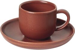 COSTA NOVA Pacifica Espresso - cană superioară cu farfurioară, capacitate: 0, 07 litri, cayenne