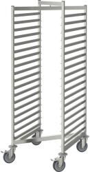 Hupfer Cărucior cu rafturi RWG/E 1/36-GN-75-B-U, 4 roți pivotante, ø 125 mm