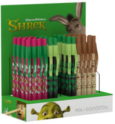 FTC Golyóstoll Nyomógombos 0, 8 mm Kék Shrek (5.99736157372E+12)