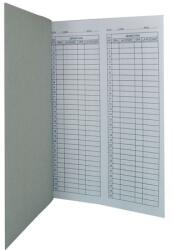  Registru prezență personal auxiliar A4 200 pagini copertă carton subțire (C098)