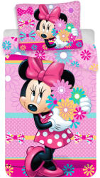 Jerry Fabric Disney Minnie Bows and flowers ágyneműhuzat 140×200cm, 70×90 cm JFK010952 (JFK010952)