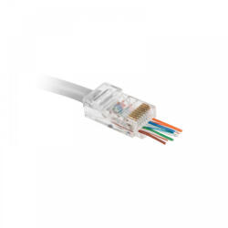  UTP Rj45 cat5 átmenő csatlakozó (100db) (05223PT-100-CSOMAG)