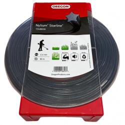 Oregon Scientific ® fűkasza damil ∅ 2.4 mm Nylium® Starline® csillag profil - 90 méter - 104883 - eredeti minőségi alkatrész*