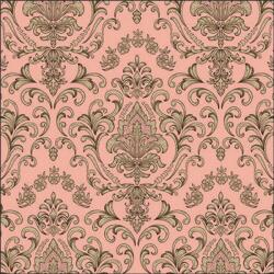 Ambiente Baroque ornament salmon papírszalvéta 33x33cm, 20db-os - szep-otthon