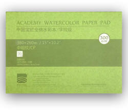  Akvarelltömb - Baohong Pure Cotton Cold Pressed Watercolor Paper Pad 380x260mm