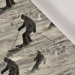 Takoy Téli anyag dzsekihez és kabáthoz 20000/10000 retró síelők