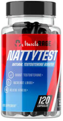 Muscle Rage NATTYTEST - 4az1ben Brutális Tesztoszteron Fokozó Stack - Fadogia + Cistanche + Tongkat + Ashwagandha - 120 Kapszula - Muscle Rage