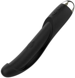 Guilty Toys Twilight Vibrator, Vibrating&Patting, 10+10 Stimulating Modes, Magnetic USB, Silicone, Black, 21 cm Vibrator