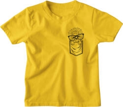  Zsebmintás Szemüveges Oroszlán - Gyerek Póló (884029)