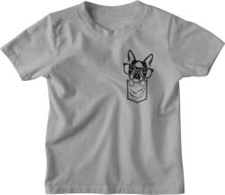  Zsebmintás Boston Terrier - Gyerek Póló (372530)