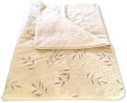  Ortho-Sleepy Olivo mintás 100% bárány gyapjú takaró 520 g/m2 / 200x200 cm - egeszsegesmatrac