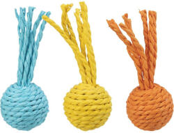 TRIXIE Játék csörgős labda papír kötélből 4x11cm (41121) - webshop