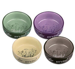 TRIXIE Thanks For Service kerámia tál 0, 3l/11cm (24793) - webshop