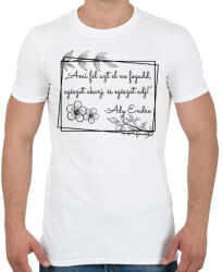 printfashion Ady Endre idézet - Férfi póló - Fehér (16350817)