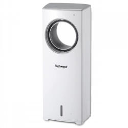 Techwood Охладител и овлажнител без перки Techwood TRF-7008, 110W, Осцилация, 3.22 m/s, 7.14 m3/min, 3 скорости, Таймер, Бял