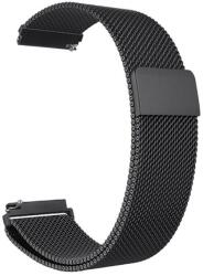 UNIPHA Fém szíj Amazfit GTS 4 Milanese loop Fekete