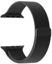 UNIPHA Fém szíj Apple Watch SE 2022 (40mm) Milanese loop Fekete