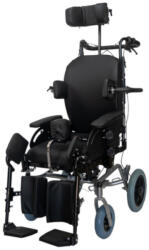 MOBIAK DIONE II Komfort kerekesszék párnázott üléssel dönthető háttámasszal 12" kerékkel 803401