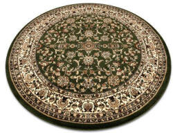 Royal Elegáns Kerek Szőnyeg - Sötétzöld - 150 cm