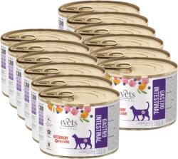 4Vets NATURAL 4Vets for cats Gastro Intestinal 12x185g