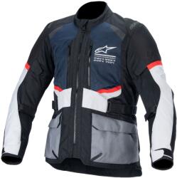 Alpinestars Andes Drystar motoros kabát sötétkék-fekete-világosszürke