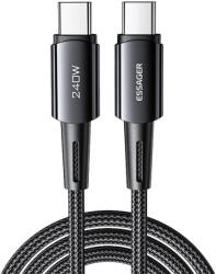 USB-C-USB-C kábel 240W Essager 1m (szürke) (EXCTT3-CG0G-P)