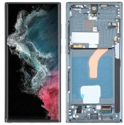 GH82-27487E Samsung Galaxy S22 Ultra 5G OEM LCD kijelző, érintővel Zöld kerettel, előlap (GH82-27487E)