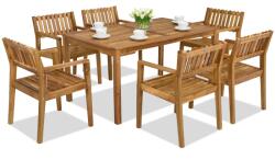 Garden Point Mobilier din lemn Danang/Timor 6 Garden Point (GAP414S_6xGAP353)