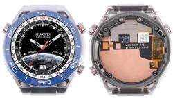 NBA001LCD101120027662450 Huawei Watch Ultimate OEM LCD kijelző, érintővel Ezüst kerettel, előlap (NBA001LCD101120027662450)