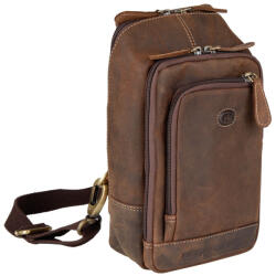 Giorgio Carelli barna bőr oldaltáska, crossbody (270749-011)