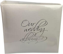 P&O Our Wedding album - Esküvői bedugós fényképalbum - 200 db 10x15 cm (BBM46200-WH-WD-2)