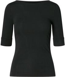 Ralph Lauren Bluză Rfnd Strtch 1X1 Rib-Elb Slv Bt Nk 200654963001 001 black