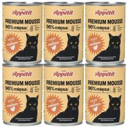 Comfy APPETIT PREMIUM Mousse 6x400 g curcan hrana umeda pentru pisici