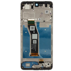 Motorola G04 LCD kijelző + érintő, kerettel, fekete (Service Pack) (5D68C23890)