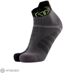 Sidas T-Free Run zokni, szürke/fekete (M/L (EU 40-41))