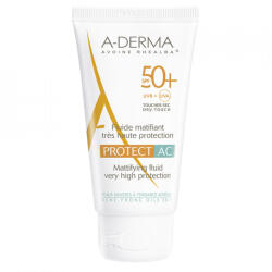 A-DERMA - Fluid matifiant SPF 50+ Protect AC Laboratoires A- Derma Fluid Normalizant 40 ml