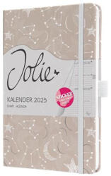 Sigel Naptár, A5, heti, 2025, kemény borító, SIGEL "Jolie", Cosmic Fantasy Beige (SIJ5349)