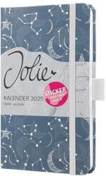 Sigel Naptár, A6, heti, 2025, kemény borító, SIGEL "Jolie", Cosmic Fantasy Blue (SIJ5348)