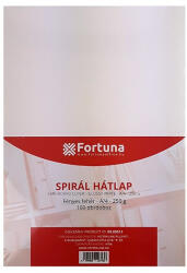 FORTUNA Hátlap FORTUNA A/4 250 g fényes fehér 100/dob (09.00511) - papir-bolt