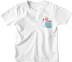  Zsebminta Baby Flamingó - Gyerek Póló (789151)