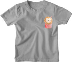  Vízfestmény Zsebminta Oroszlán - Gyerek Póló (856761)