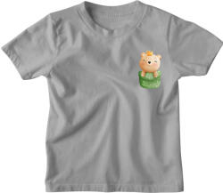  Vízfestmény Zsebminta Maci - Gyerek Póló (968381)