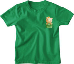  Vízfestmény Zsebminta Maci - Gyerek Póló (662617)