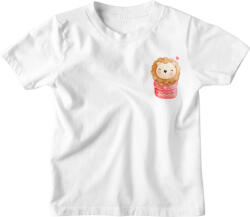  Vízfestmény Zsebminta Oroszlán - Gyerek Póló (152816)