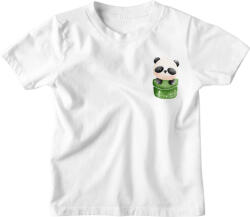  Vízfestmény Zsebminta Panda - Gyerek Póló (589374)