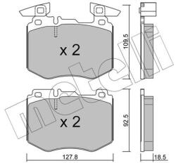 METELLI fékbetétkészlet, tárcsafék METELLI 22-1388-0