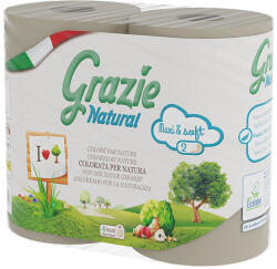 Grazie Natural toalettpapír 4 db 2 rétegű - delfinbuvar