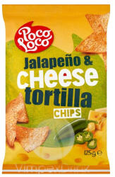 Poco Loco Tortilla chips jalapeno-sajt 125g - delfinbuvar