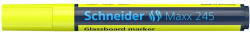 Schneider Üvegtábla marker 1-3mm, Schneider Maxx 245 sárga