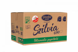 Szilvia Fóliamentes szilvia 690 2 rétegű papírtörlő 6 tekercs - delfinbuvar